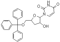 CAS#: 161110-05-0， 1-(3-Deoxy-5-O-Tritylpentofuranosyl)-2,4(1H,3H)-Pyrimidinedione