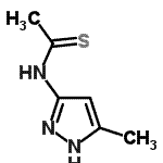 CAS#: 161153-68-0， N-(5-Methyl-1H-Pyrazol-3-Yl)Ethanethioamide
