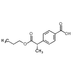 CAS#: 161262-16-4， 4-[(2S)-1-Oxo-1-Propoxy-2-Propanyl]Benzoic Acid