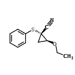 CAS#: 161262-84-6， (1R,2S)-2-Ethoxy-1-(Phenylsulfanyl)Cyclopropanecarbonitrile