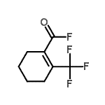 CAS#: 161264-74-0， 2-(Trifluoromethyl)-1-Cyclohexene-1-Carbonyl Fluoride