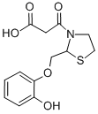 CAS#: 161364-65-4， 3-[2-[(2-Hydroxyphenoxy)Methyl]-1,3-Thiazolidin-3-Yl]-3-Oxopropanoic Acid