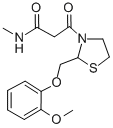 CAS#: 161364-71-2， 3-[2-[(2-Methoxyphenoxy)Methyl]-1,3-Thiazolidin-3-Yl]-N-Methyl-3-Oxopropanamide