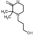 CAS#: 161459-57-0， 4-(3-Hydroxypropyl)-3,3-Dimethyl-2-Piperazinone