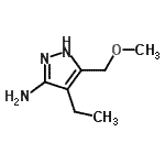 CAS#: 161487-38-3， 4-Ethyl-5-(Methoxymethyl)-1H-Pyrazol-3-Amine