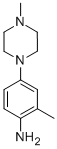 structure of CAS# 16154-71-5, 2-Methyl-4-(4-Methylpiperazin-1-Yl)Aniline;2-Methyl-4-(4-Methyl-1-Piperazin-4-Iumyl)Aniline;[2-Methyl-4-(4-Methylpiperazin-4-Ium-1-Yl)Phenyl]Amine;Zinc03887926