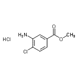 CAS#: 161796-15-2， Methyl 3-Amino-4-Chlorobenzoate Hydrochloride (1:1)