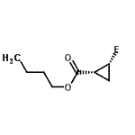 CAS#: 161814-30-8， Butyl (1R,2R)-2-Fluorocyclopropanecarboxylate