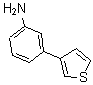 结构式 CAS# 161886-96-0, 3-(3-噻吩基)-苯胺