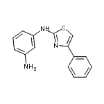 CAS#: 1619-41-6， N-(4-Phenyl-1,3-Thiazol-2-Yl)-1,3-Benzenediamine
