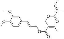 CAS#: 161928-84-3， [(Z)-2-[(E)-3-(3,4-Dimethoxyphenyl)Prop-2-Enoxy]Carbonylbut-2-Enyl] (E)-2-Methylbut-2-Enoate