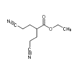 CAS 登录号：162007-39-8， 乙基4-氰基-2-(2-氰基乙基)丁酸酯