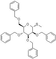 CAS#: 162061-34-9， Methyl 2,3,4,6-Tetra-O-Benzyl-1-Thio-alpha-D-Mannopyranoside