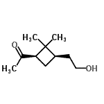 CAS#: 162061-50-9， 1-[(1R,3R)-3-(2-Hydroxyethyl)-2,2-Dimethylcyclobutyl]Ethanone