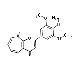 CAS#: 162151-83-9， 2-Hydroxy-3-[(2E)-3-(3,4,5-Trimethoxyphenyl)-2-Propenoyl]-2,4,6-Cycloheptatrien-1-One