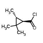 CAS#: 162224-59-1， (1R,3R)-2,2,3-Trimethylcyclopropanecarbonyl Chloride