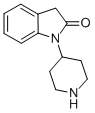 结构式 CAS# 16223-25-9, 1,3-二氢-1-(4-哌啶基)-2H-吲哚-2-酮