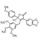 CAS#: 162256-50-0， 3-(1,3-Benzodioxol-5-Yl)-5-Hydroxy-5-(4-Methoxyphenyl)-4-(3,4,5-Trimethoxybenzyl)-2(5H)-Furanone