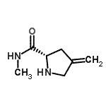 CAS#: 162281-69-8， N-Methyl-4-Methylene-L-Prolinamide