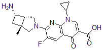 CAS#: 162301-05-5， 7-[(1R,5S,6S)-6-Amino-1-Methyl-3-Azabicyclo[3.2.0]Heptan-3-Yl]-1-Cyclopropyl-6-Fluoro-4-Oxo-1,8-Naphthyridine-3-Carboxylic Acid