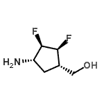 CAS#: 162307-17-7， [(1S,2S,3R,4S)-4-Amino-2,3-Difluorocyclopentyl]Methanol