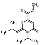 CAS#: 16238-36-1， Methyl (2Z)-3-Isopropyl-2-(Isopropylimino)-4-Oxo-3,4-Dihydro-2H-1,3-Thiazine-6-Carboxylate