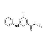 CAS#: 16238-38-3， Methyl 2-Anilino-4-Oxo-4H-1,3-Thiazine-6-Carboxylate