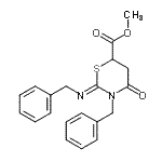 CAS#: 16238-44-1， Methyl (2Z)-3-Benzyl-2-(Benzylimino)-4-Oxo-1,3-Thiazinane-6-Carboxylate