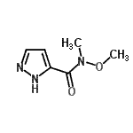 CAS#: 162468-84-0， N-Methoxy-N-Methyl-1H-Pyrazole-5-Carboxamide
