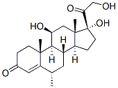 CAS#: 1625-39-4， 11-beta,17-alpha,21-Trihydroxy-6-alpha-Methylpregn-4-Ene-3,20-Dione