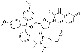 CAS#: 162585-09-3， 3-[5-O-[Bis(4-Methoxyphenyl)Phenylmethyl]-3-O-[[Bis(1-Methylethyl)Amino](2-Cyanoethoxy)Phosphino]-2-Deoxy-beta-D-Erythro-Pentofuranosyl]-Pyrido[2,3-d]Pyrimidine-2,7(1H,3H)-Dione