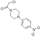 结构式 CAS# 16264-11-2, 1-(氯乙酰基)-4-(4-硝基苯基)哌嗪