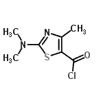 CAS#: 162651-14-1， 2-(Dimethylamino)-4-Methyl-1,3-Thiazole-5-Carbonyl Chloride