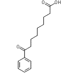 结构式 CAS# 16269-05-9, 9-氧代-9-苯基壬n酸