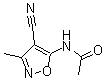 CAS#: 162701-90-8， N-(4-Cyano-3-Methyl-5-Isoxazolyl)-Acetamide