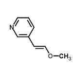 CAS#: 162706-24-3， 3-[(E)-2-Methoxyvinyl]Pyridine