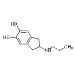 CAS#: 162751-98-6， 2-(Propylamino)-5,6-Indanediol