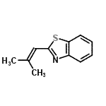 CAS#: 1628-61-1， 2-(2-Methyl-1-Propen-1-Yl)-1,3-Benzothiazole