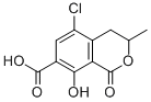 CAS#: 16281-39-3， 5-Chloro-3,4-Dihydro-8-Hydroxy-3-Methyl-1H-2-Benzopyran-1-One-7-Carboxylic Acid