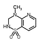 CAS#: 163136-58-1， 4-Methyl-3,4-Dihydro-2H-Pyrido[2,3-e][1,2,4]Thiadiazine 1,1-Dioxide