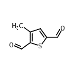 CAS#: 163231-23-0， 3-Methyl-2,5-Thiophenedicarbaldehyde