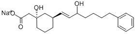 CAS#: 163251-41-0， Sodium 2-[(1S,3R)-1-Hydroxy-3-[(E)-3-Hydroxy-7-Phenylhept-1-Enyl]Cyclohexyl]Acetate