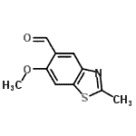 CAS#: 163257-32-7， 6-Methoxy-2-Methyl-1,3-Benzothiazole-5-Carbaldehyde