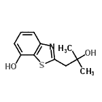 CAS#: 163299-26-1， 2-(2-Hydroxy-2-Methylpropyl)-1,3-Benzothiazol-7-Ol