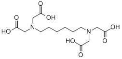 结构式 CAS# 1633-00-7, 1,6-二氨基己烷-N,N,N',N'-四乙酸