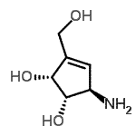 CAS#: 163317-02-0， (1S,2R,5R)-5-Amino-3-(Hydroxymethyl)-3-Cyclopentene-1,2-Diol