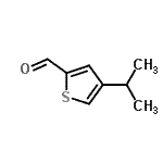 CAS#: 163461-02-7， 4-Isopropyl-2-Thiophenecarbaldehyde