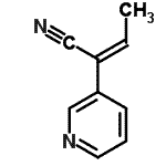 CAS#: 163562-94-5， (2Z)-2-(3-Pyridinyl)-2-Butenenitrile