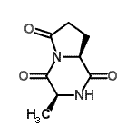 CAS#: 16364-61-7， (3S,8aS)-3-Methyltetrahydropyrrolo[1,2-a]Pyrazine-1,4,6(7H)-Trione