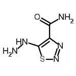 CAS#: 163728-26-5， 5-Hydrazino-1,2,3-Thiadiazole-4-Carboxamide